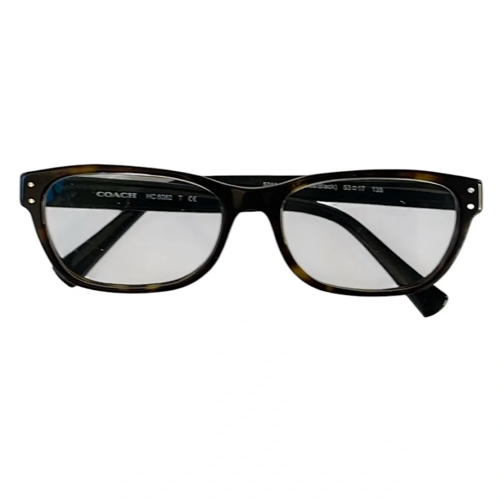 Coach women’s eyeglasses and case.‎ Frames only. Coach logo on temples. Black.